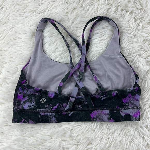 Lululemon Energy Bra *Medium Support, B–D Cup Floral Shift Multi - Picture 2 of 3